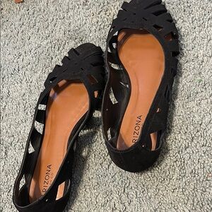 Arizona Black Flats with Lattice Design